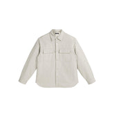 Men's Embroidered Leather Shirt